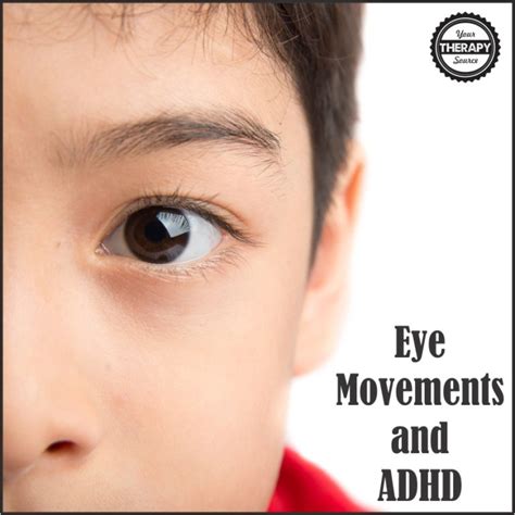 Does ADHD affect eye movement?