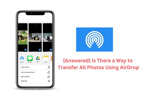 Does AirDrop send all photos?