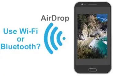 Does AirDrop use Wi-Fi?