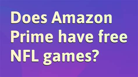 Does Amazon Prime have free sports?