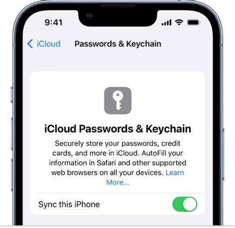 Does Apple keychain work across devices?