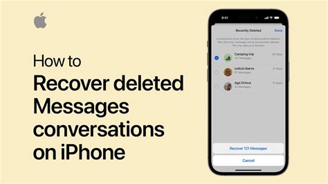 Does Apple save deleted Imessages?