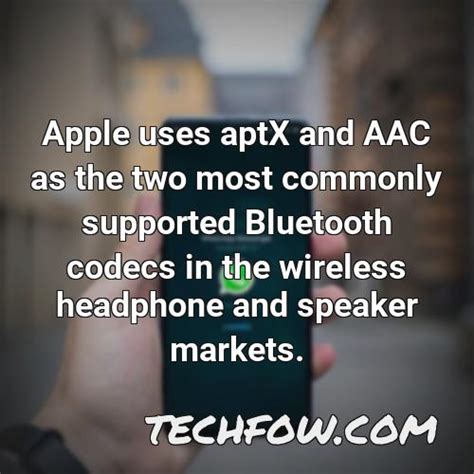 Does Apple use aptX or AAC?