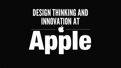 Does Apple use design thinking?