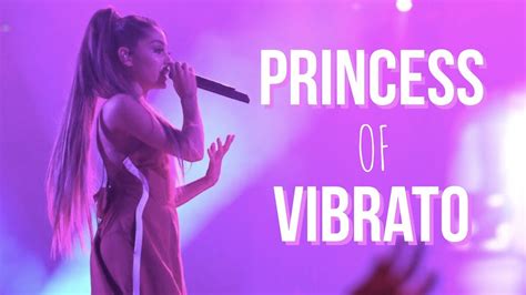 Does Ariana Grande use vibrato?