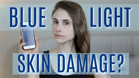 Does Bluelight damage skin?