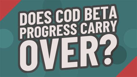 Does COD progress carry over from console to PC?
