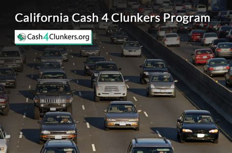 Does California still have the cash for clunkers program?