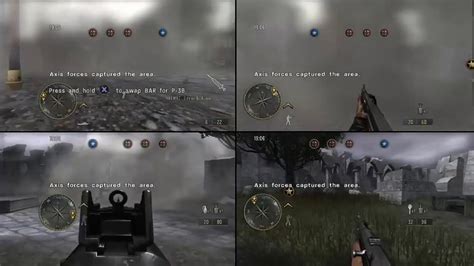 Does Call of Duty 3 have 4 player split-screen?