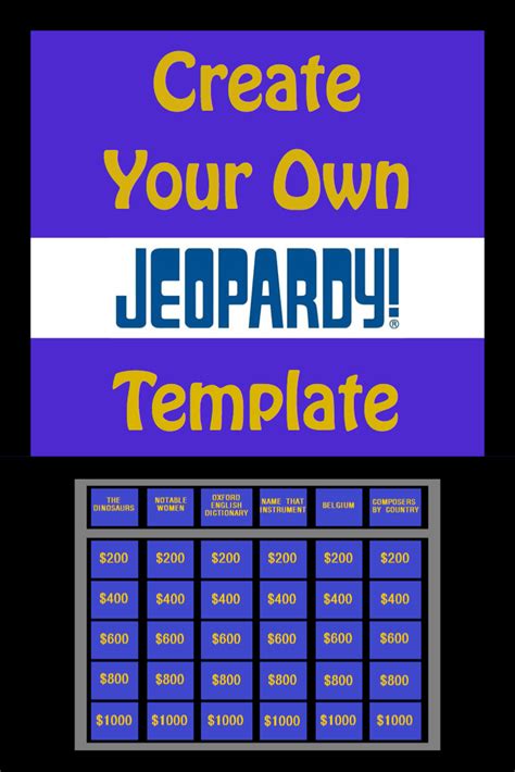 Does Canva have a Jeopardy template?