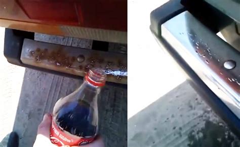 Does Coca-Cola remove corrosion?