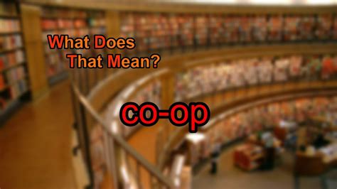 Does Coop mean online?