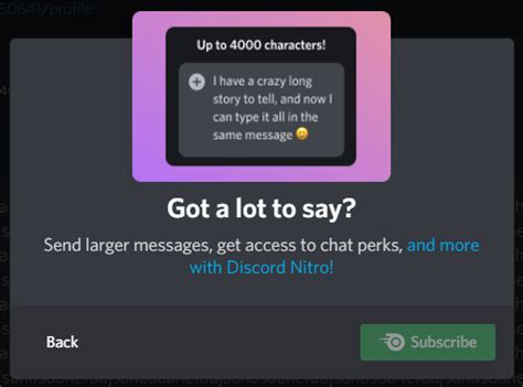 Does Discord have a character limit?