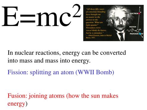 Does E mc2 apply to the sun?