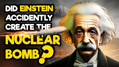 Does Einstein regret the bomb?