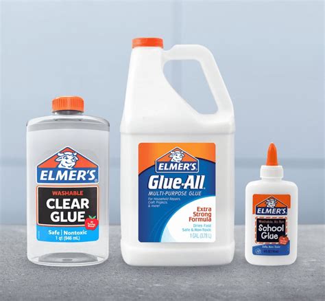 Does Elmer's glue dry glossy?