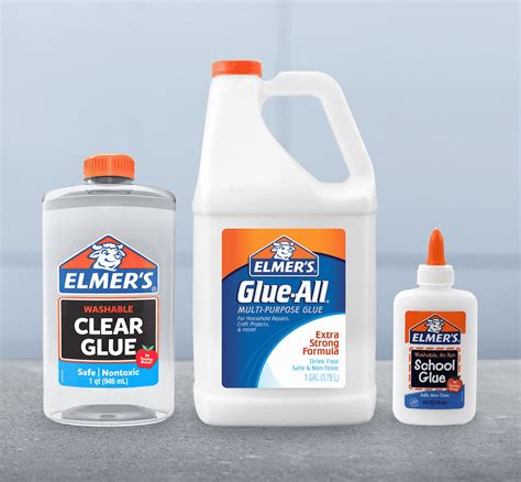 Does Elmer's glue dry white or clear?