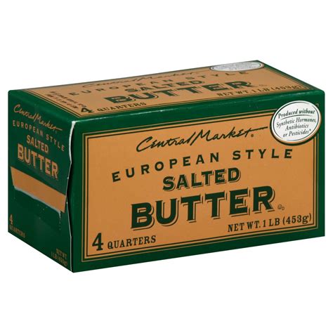 Does Europe have salted butter?