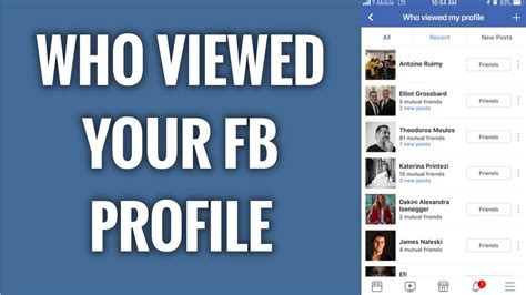 Does Facebook show who viewed your profile?