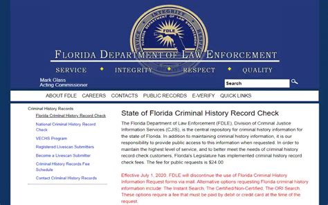 Does Florida have free public records?