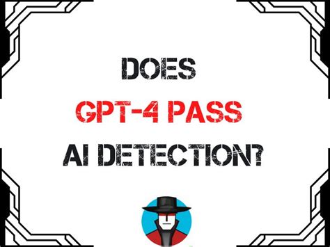 Does GPT-4 pass AI detectors?