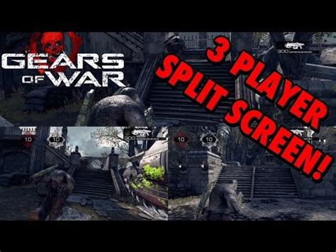 Does Gears of War 3 have 4 player split-screen?