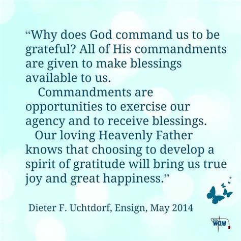 Does God command us to be thankful?