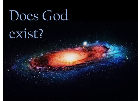 Does God exist in reality?