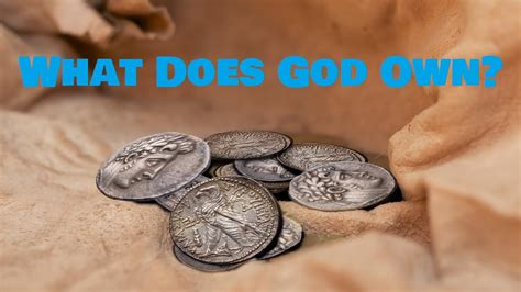Does God own our money?