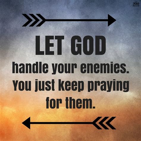 Does God say to pray for your enemies?