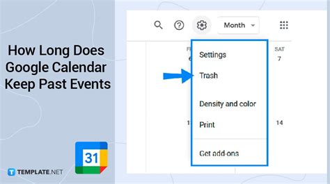 Does Google Calendar keep events forever?