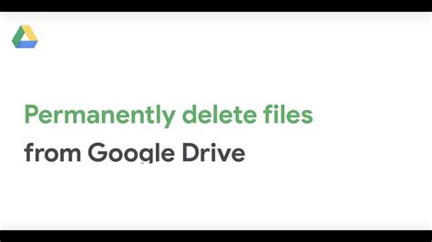 Does Google Drive delete files permanently?