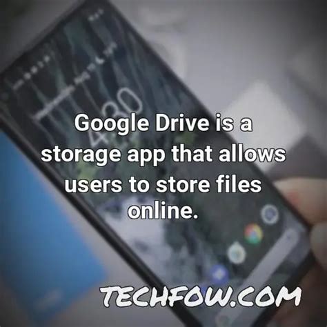 Does Google Drive take up storage?