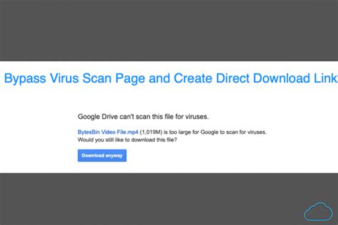 Does Google scan downloads for viruses?