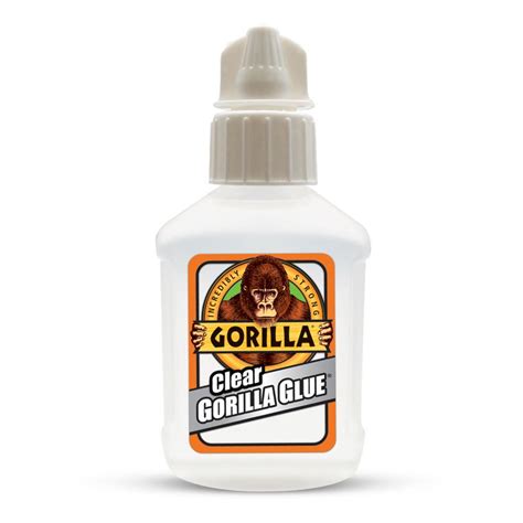 Does Gorilla White glue dry clear?