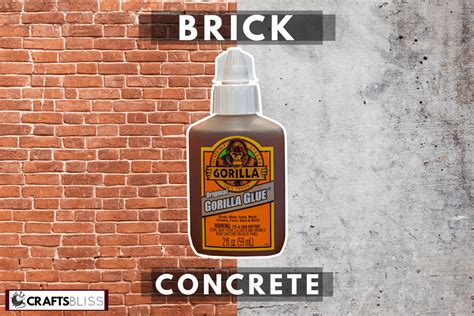 Does Gorilla glue work on concrete to concrete?