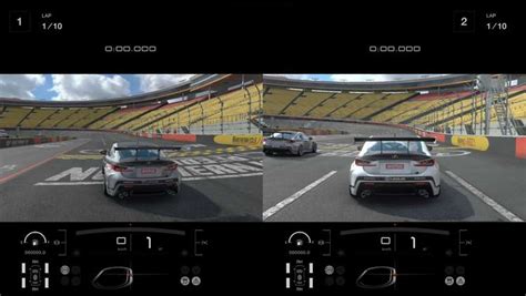 Does Gran Turismo Sport have 4 player split-screen?