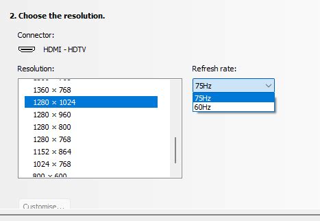 Does HDMI 1.4 support 75Hz?