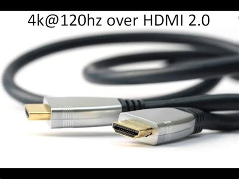 Does HDMI support 4K 120Hz?