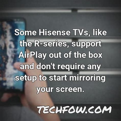 Does Hisense support AirPlay?