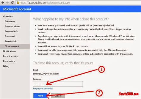 Does Hotmail delete your account?