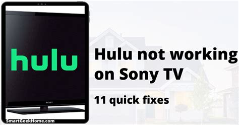 Does Hulu work on Sony smart TV?