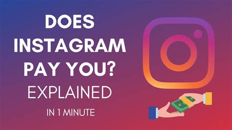 Does Instagram pay you?
