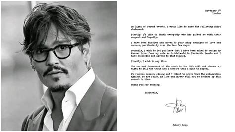 Does Johnny Depp respond to fan letters?