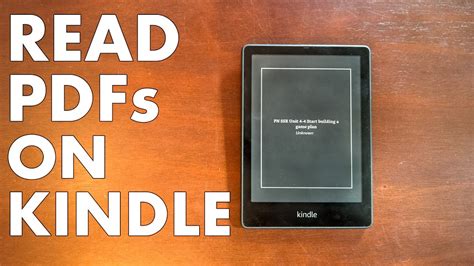 Does Kindle accept PDF?