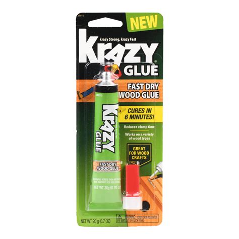 Does Krazy glue leave white residue?