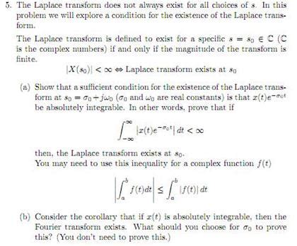 Does Laplace transform always exist?