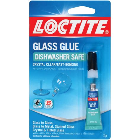 Does Loctite glass glue work on metal?