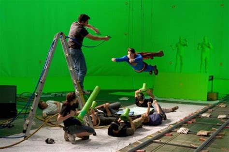 Does Marvel use green screen?