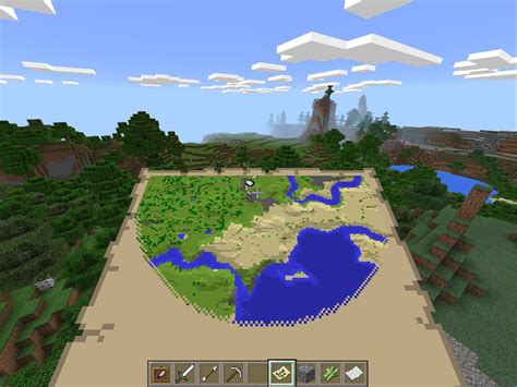 Does Minecraft have a map?